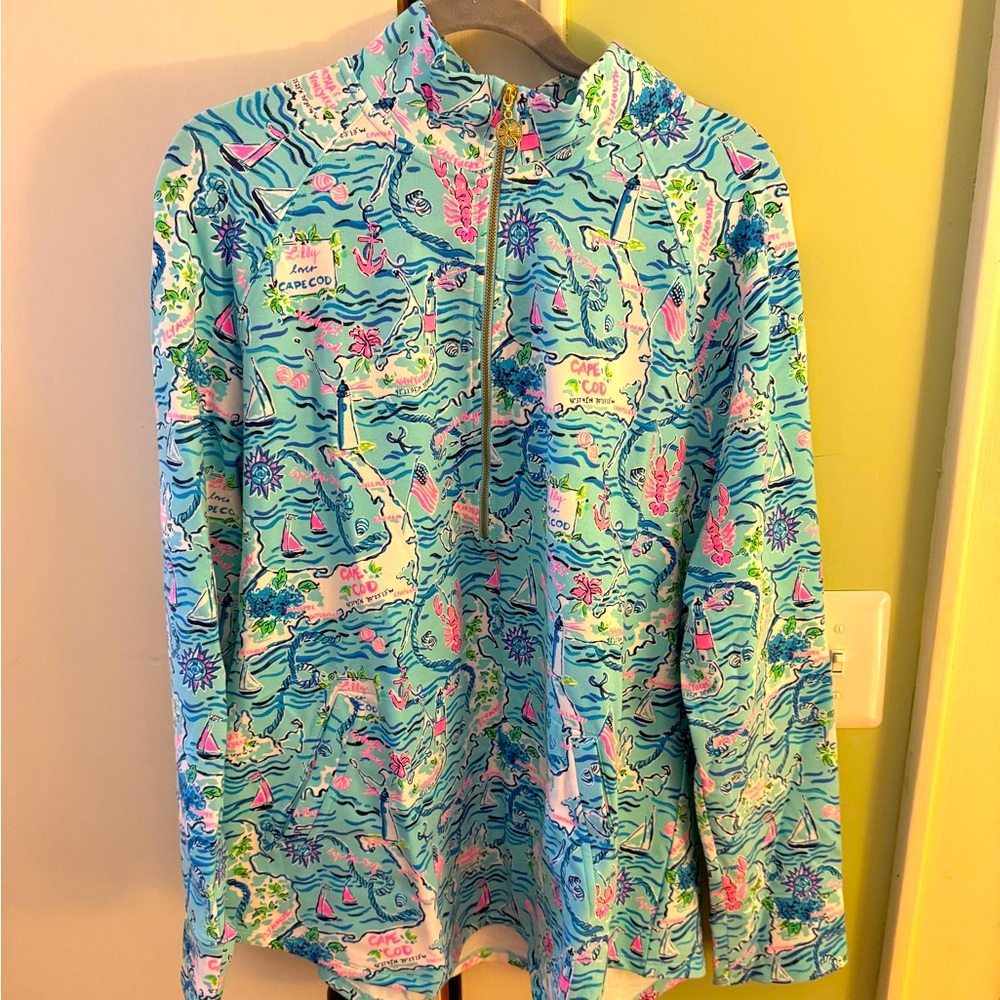 Lilly Pulitzer “Lilly Loves Cape Cod” Skipper Popover